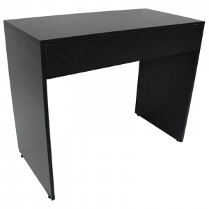 bureau mélamine avec Tiroir clic-clac  90 x 60 x 75 cm Noir