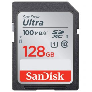 SanDisk Ultra SDXC UHS-I 128 Go 100 Mb/s